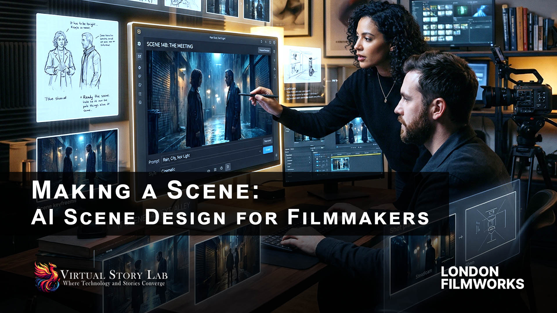 Making a Scene: AI Scene Design for Filmmakers